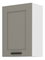 Dulap superior de bucătărie Lucid 50 G 72 1F (claygrey + alb)