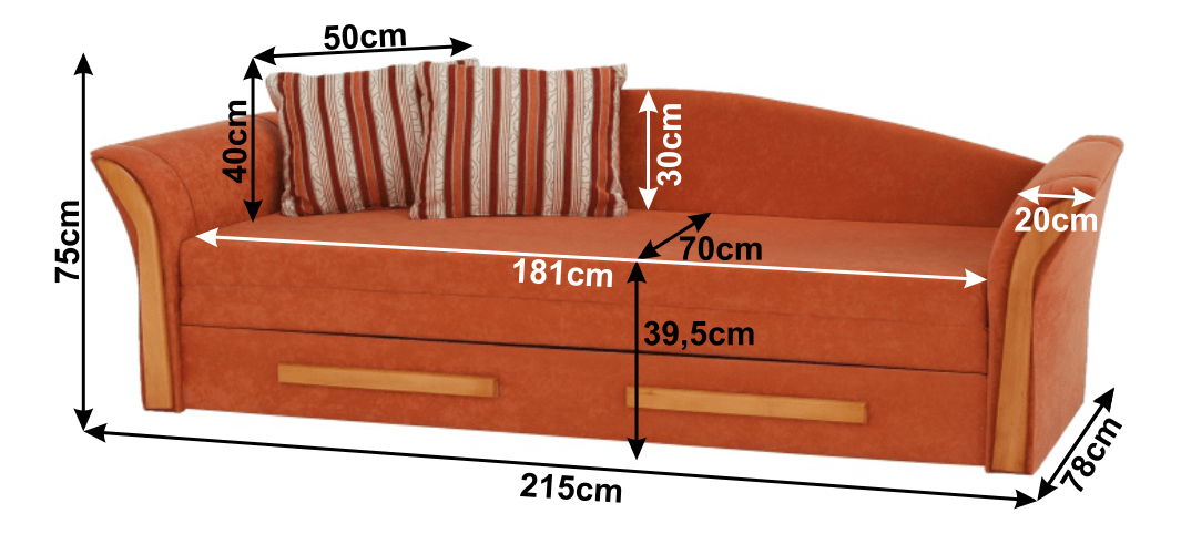 Heverő Patryk Alova narancssárga