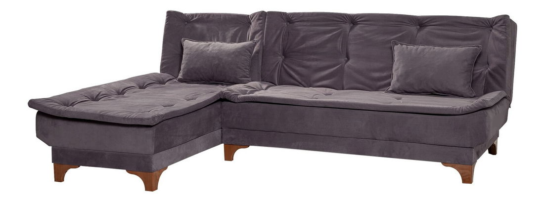 Rohová sedačka Klaudi C (antracit) (L)