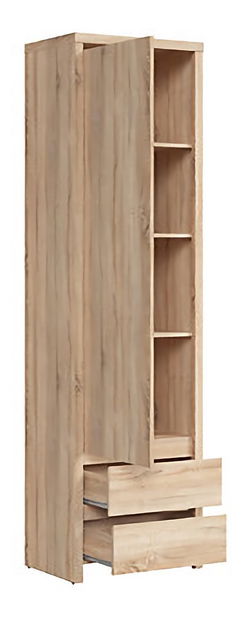 Ormar s policama Kaspian REG1D2S (hrast sonoma)