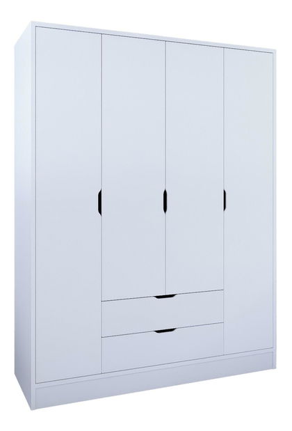 Ormar za garderobu Durun 4 (bijela mat)