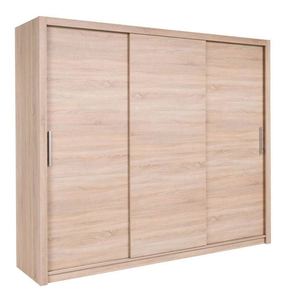 Šatníková skriňa s posuvnými dverami Mykarezo 2 A (dub sonoma)