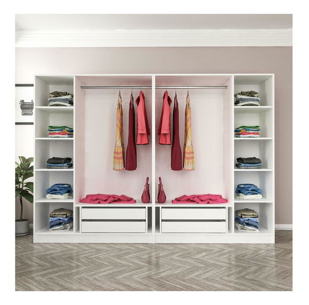 Dulap de haine Kalia 3807 (Alb)