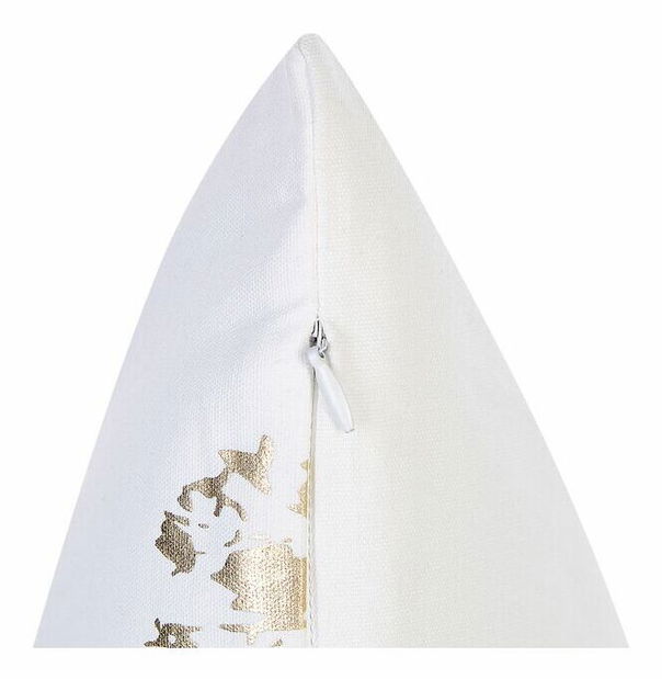 Set 2 buc perne decorative 45 x 45 cm Gold (alb)