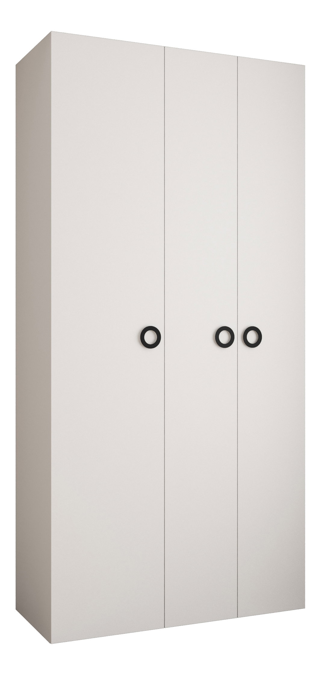 Ruhásszekrény 120 cm Carmela 50-1 (fehér + fekete)