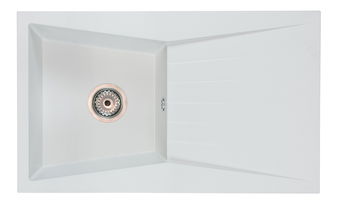 Kuhinjski sudoper Ragod (bijela) (s 1 otvorom za bateriju) (D)