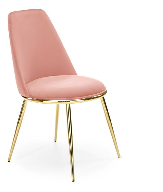 Scaun de sufragerie Kincardine (roz + auriu)