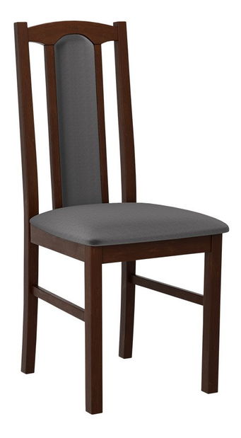 Scaun bucătărie Dalam VII (nuc + gri închis)