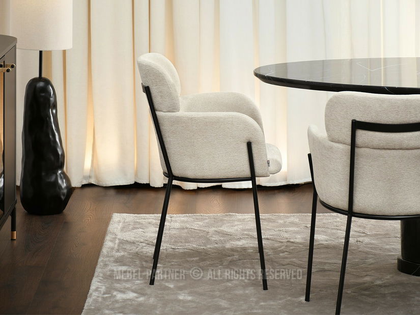 Scaun sufragerie Bastante (bej + negru)