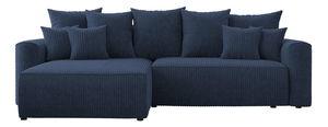 Rohová sedačka Baria (L) (tmavomodrá)