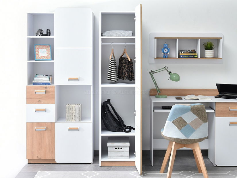 Mobilier cameră studenți Clerigo 02 (alb)