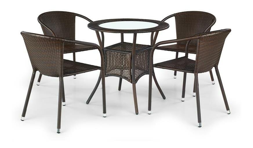 Masă de grădină Miras (maro închis)