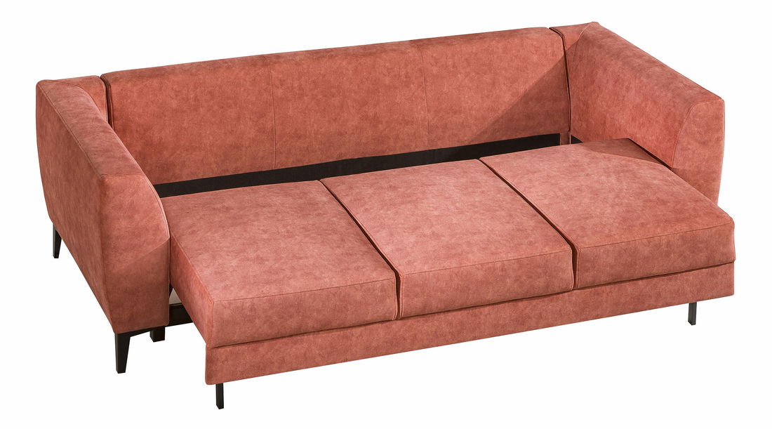 Pohovka trojsedačka Ivonne (oranžová)