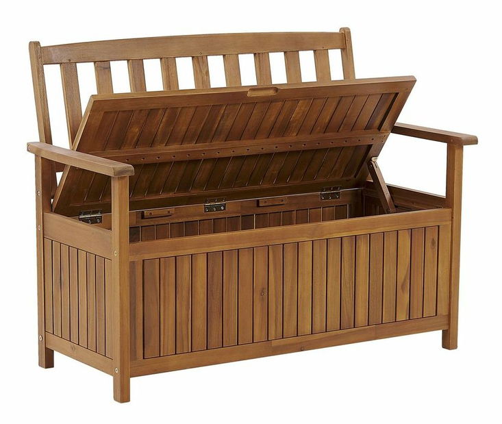 Vrtna klupa 120 cm Sevene (tamnocrvena)