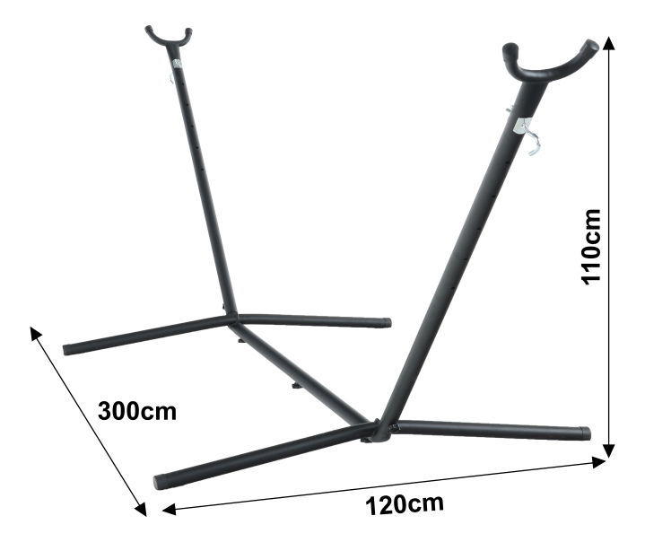 Stalak za mrežu Olato PC tip 1 (crna)