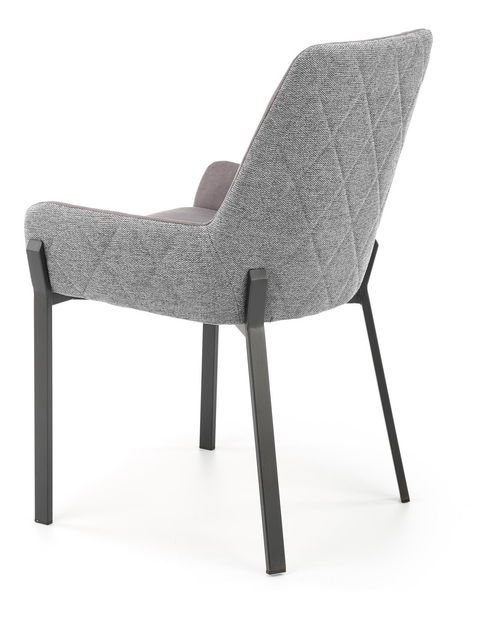 Jedálenská stolička Kanna (sivá + čierna)