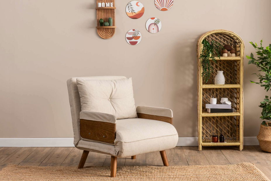 Kreslo Como S (krémová)