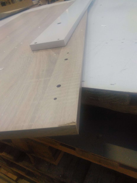 Barový stolík Matioso 1 (dub sonoma + biela) *bazár