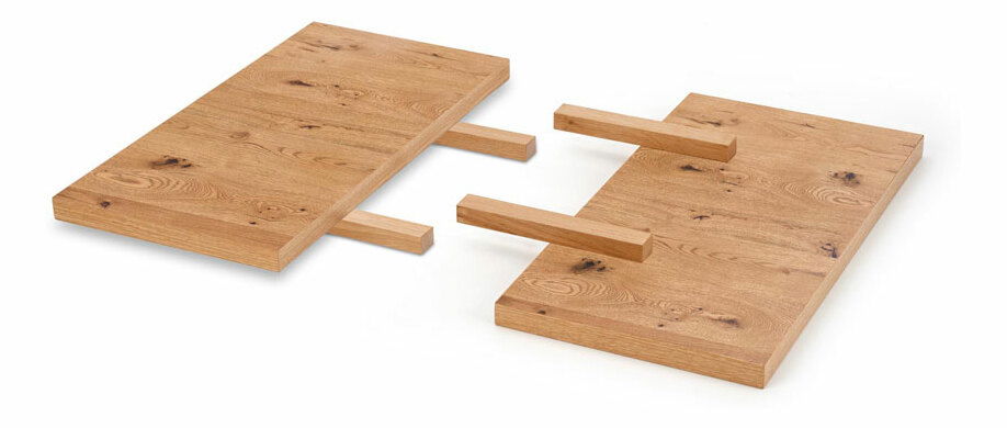 Masă de sufragerie Gracjan (Stejar grandson) (pentru 4 până la 6 persoane)