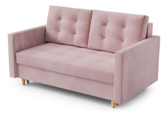 Canapea două locuri Jennifer (roz)