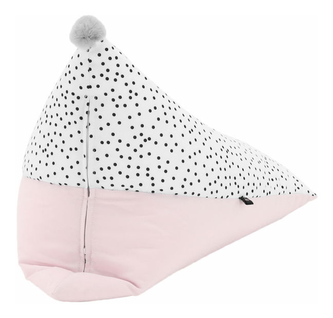 Sedací vak Polly (biela + ružová)