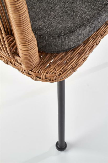 Vrtna stolica Zifra (prirodna + siva)