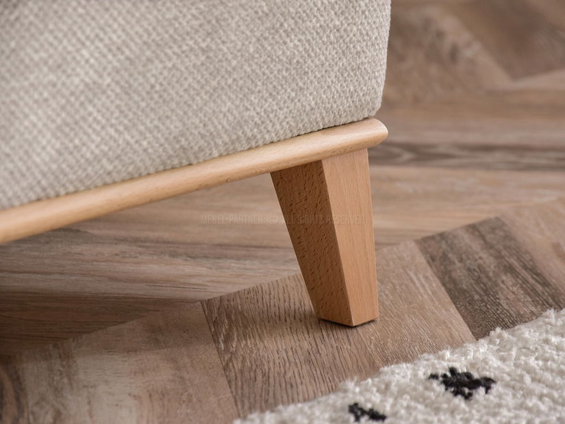 Kétszemélyes kanapé Cogio (hamu + bükk)