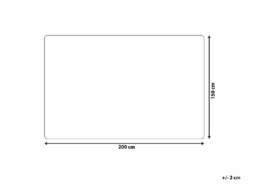 Deka 150 x 200 cm Tessa (crvena) 