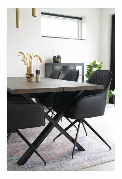 Jedálenská stolička Heravina 2 (čierna)