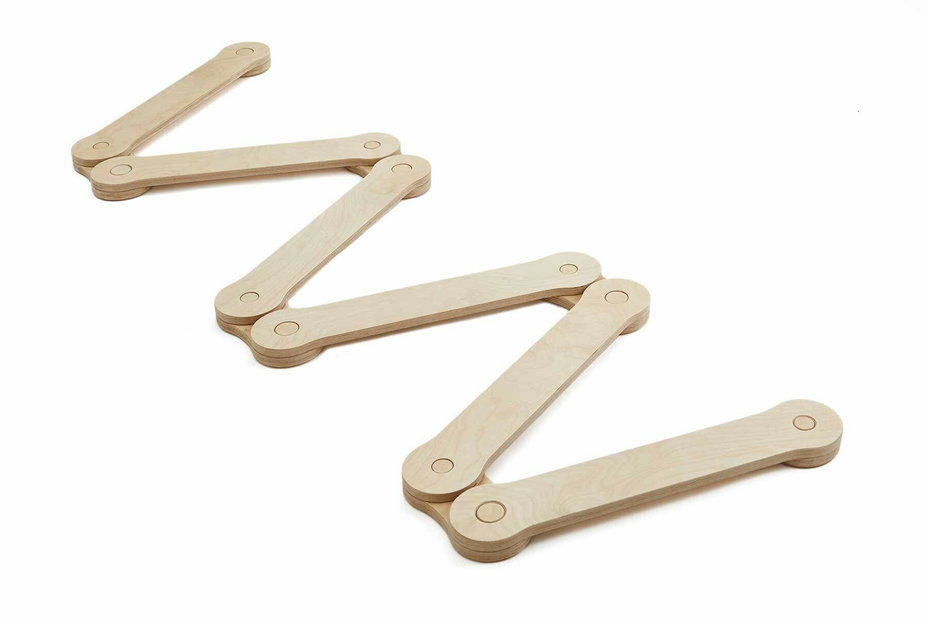 Bârnă de echilibru pentru copii Minge (naturală)