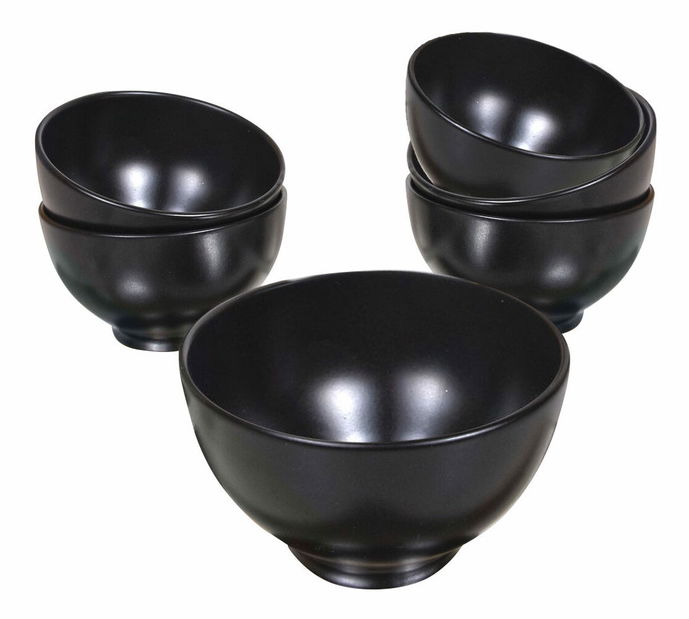 Set boluri (6 buc.) Sake (Negru)