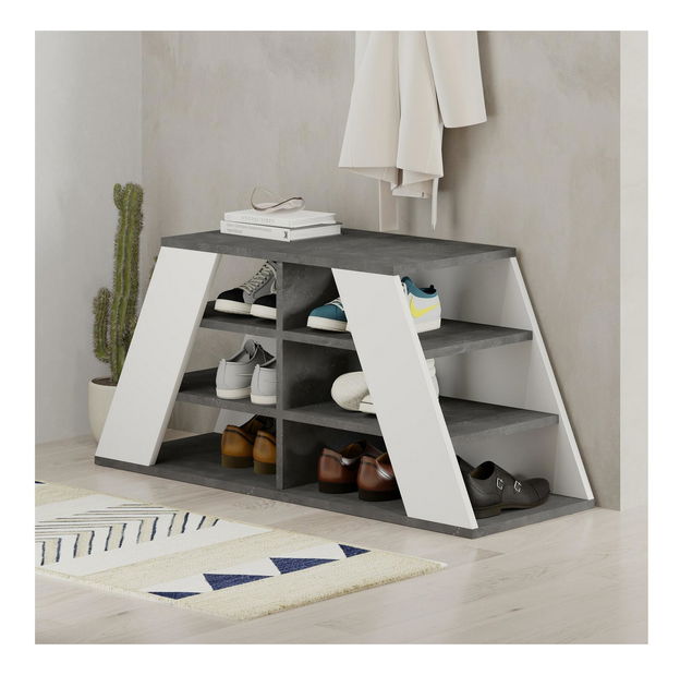 Botník Tinasa (sivá + biela)