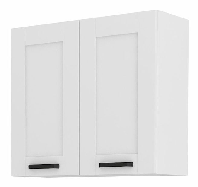 Felső konyhaszekrény Lucid 80 G 72 2F (fehér + fehér)