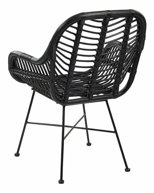 Scaun de sufragerie Caron (negru)