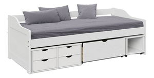 Krevet s prostorom za odlaganje Moli (bijela) 