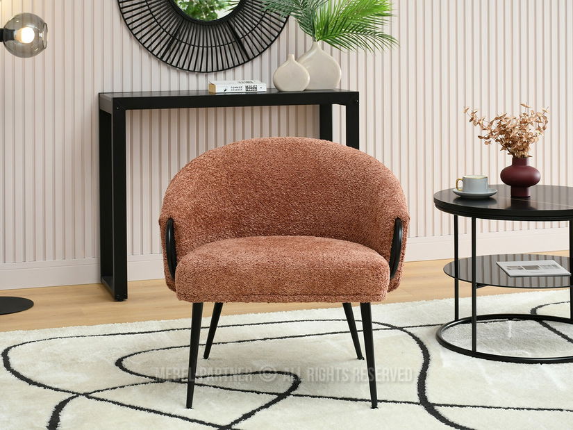 Fotoliu Carma F (cupru + negru)