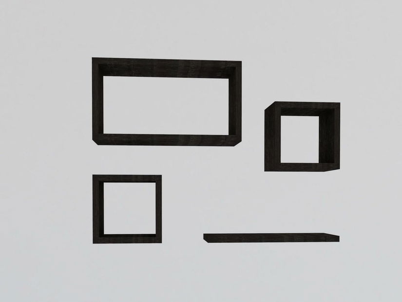 Polica Daniso (antracit) 