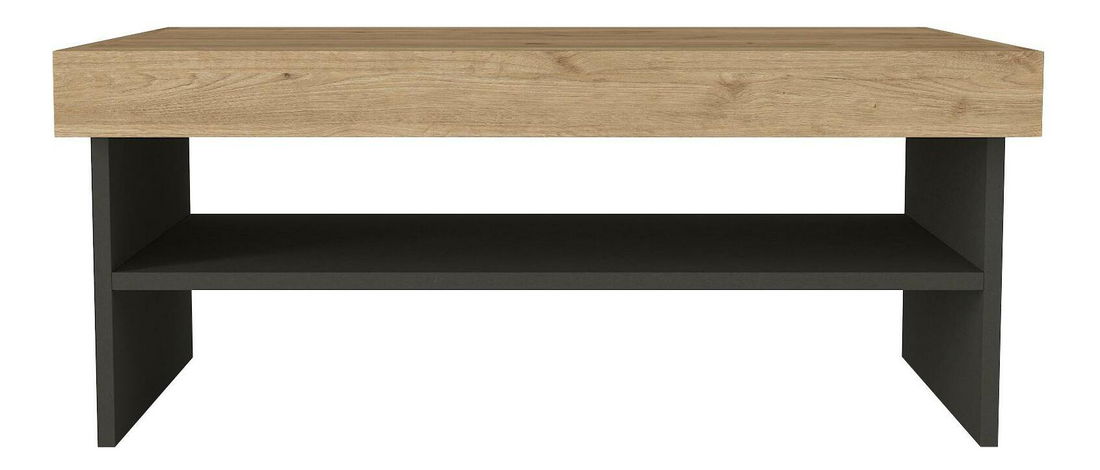 Konferenčný stolík Raunan (dub + antracit)