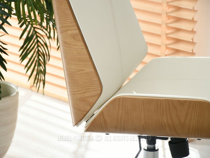 Szék Aukley (krém + króm)