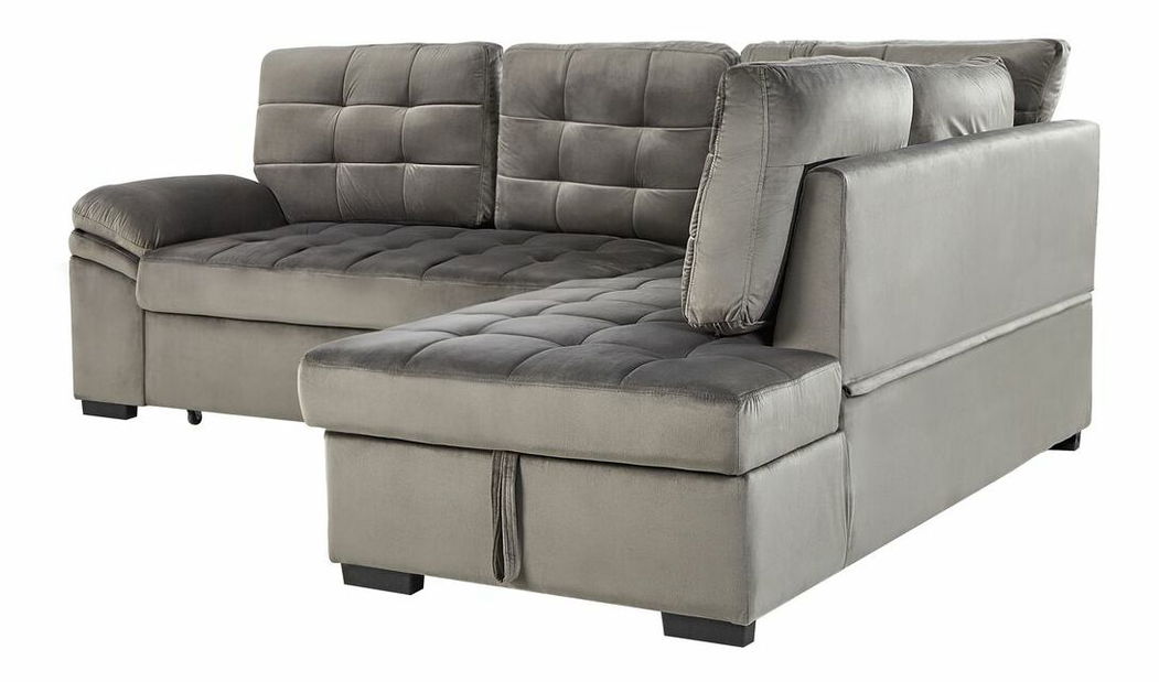 Rohová sedacia súprava Vernamo (sivá) (L)