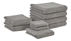 Set 9 buc prosoape Mitia (gri)