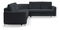 Sarok ülőgarnitúra Loreeen (sötétkék) (B)