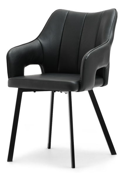 Scaun Carl (negru + auriu)