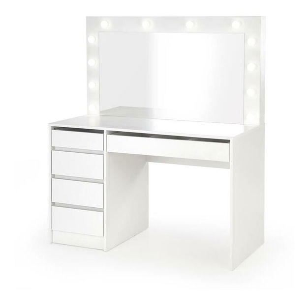 Masă de toaletă Hektor XL (Alb) (cu oglindă)