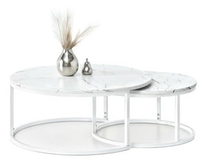 Konferenčný stolík Kolja Zest Xl (biela)