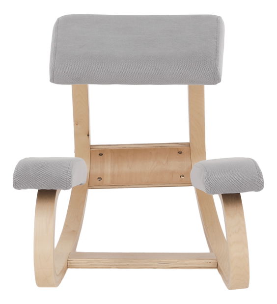 Scaun de echilibru – Tempo Kondela – Gizike (gri-taupe + natur) *lichidare de stoc