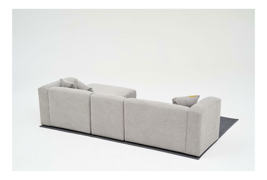 Colțar Lillybeth (D) (Gri deschis)