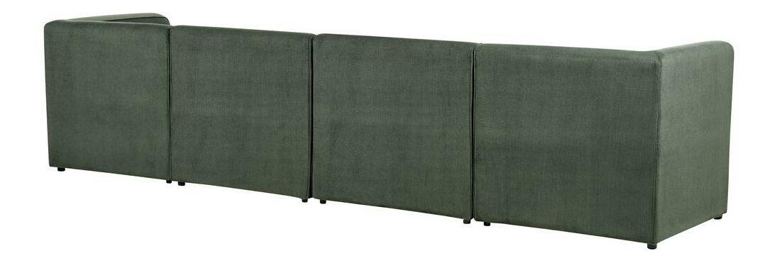 Négyszemélyes kanapé Lemia (zöld)