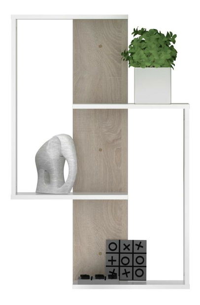 Raft Vinsconsin (alb + stejar sonoma)