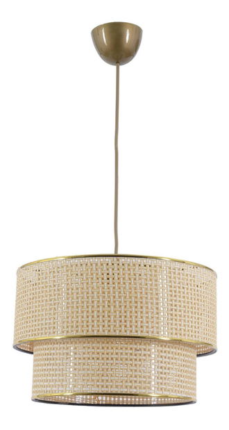 Stropna svjetiljka Clefereffa 1 (ecru + bijela)